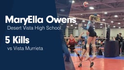 5 Kills vs Vista Murrieta 