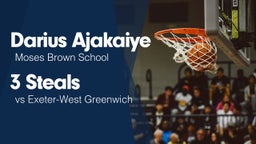 3 Steals vs Exeter-West Greenwich 