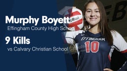 9 Kills vs Calvary Christian School