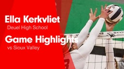 Game Highlights vs Sioux Valley 