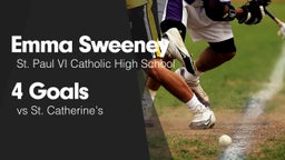 4 Goals vs St. Catherine's 