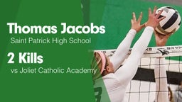 2 Kills vs Joliet Catholic Academy 