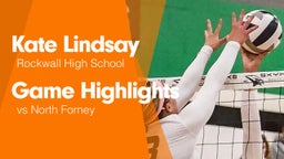 Game Highlights vs North Forney 