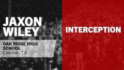  Interception vs Caney Creek 
