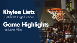 Game Highlights vs Lake Mills 