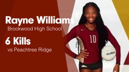 6 Kills vs Peachtree Ridge 