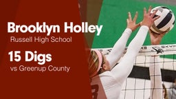 15 Digs vs Greenup County