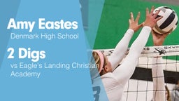 2 Digs vs Eagle's Landing Christian Academy 