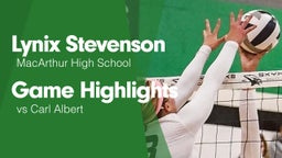 Game Highlights vs Carl Albert  