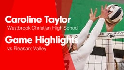 Game Highlights vs Pleasant Valley