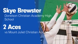 2 Aces vs Mount Juliet Christian Academy