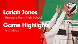 Game Highlights vs Burleson 