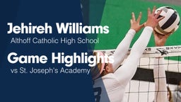 Game Highlights vs St. Joseph's Academy