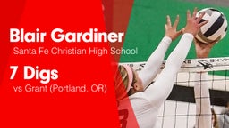 7 Digs vs Grant  (Portland, OR)
