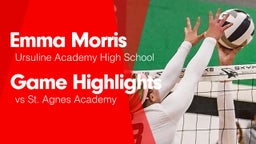 Game Highlights vs St. Agnes Academy 