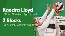 2 Blocks vs Arizona Lutheran Academy