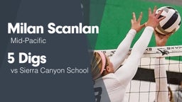 5 Digs vs Sierra Canyon School