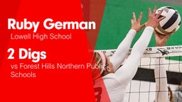 2 Digs vs Forest Hills Northern Public Schools