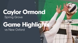 Game Highlights vs New Oxford 