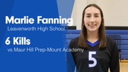 6 Kills vs Maur Hill Prep-Mount Academy