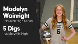 5 Digs vs Maryville High