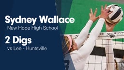 2 Digs vs Lee  - Huntsville