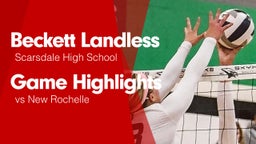 Game Highlights vs New Rochelle 