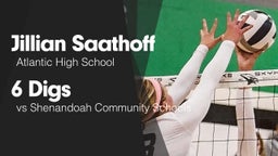 6 Digs vs Shenandoah Community Schools