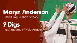 9 Digs vs Academy of Holy Angels 