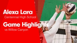 Game Highlights vs Willow Canyon 