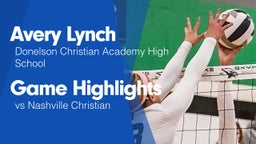 Game Highlights vs Nashville Christian 