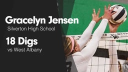 18 Digs vs West Albany