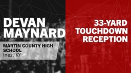 33-yard Touchdown Reception vs Pike County Central 