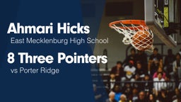 8 Three Pointers vs Porter Ridge 
