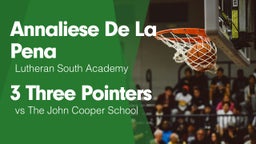 3 Three Pointers vs The John Cooper School