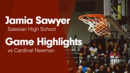 Game Highlights vs Cardinal Newman 