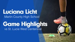 Game Highlights vs St. Lucie West Centennial