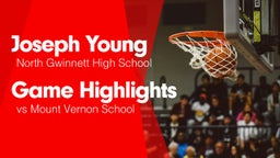 Game Highlights vs Mount Vernon School