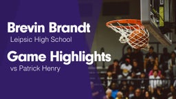 Game Highlights vs Patrick Henry 