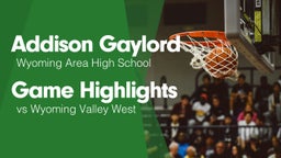 Game Highlights vs Wyoming Valley West 