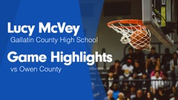 Game Highlights vs Owen County 