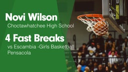 4 Fast Breaks vs Escambia -Girls Basketball Pensacola