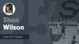 Season Recap: Shon Wilson 2016-2017