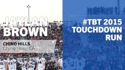#TBT 2015:  Touchdown Run vs Upland 