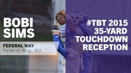 #TBT 2015: 35-yard Touchdown Reception vs Todd Beamer 