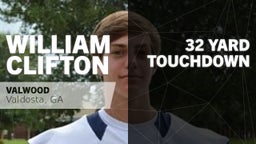 William Clifton's highlights 32 yard Touchdown vs Westfield 