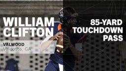 William Clifton's highlights 85-yard Touchdown Pass vs Trinity Christian