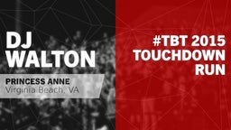 #TBT 2015:  Touchdown Run vs Tallwood 