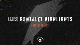 Luis Gonzalez Highlights