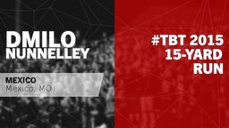 #TBT 2015: 15-yard Run vs Moberly
